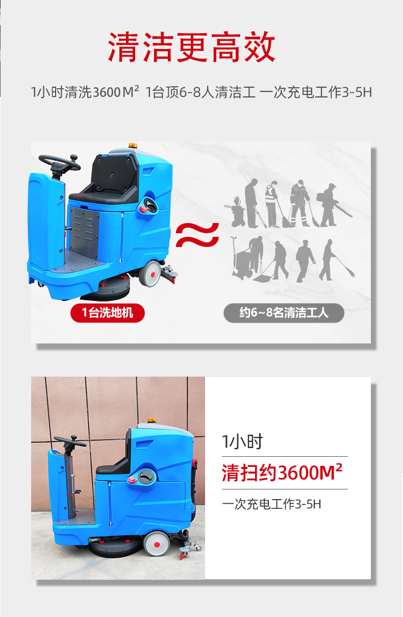 宁夏驾驶式洗地机更适合用在高铁站